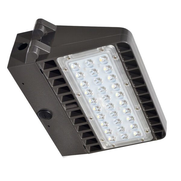 LED Full Cutoff Wall Light, 24w, 5000K, 3000 Lumen, 120-277v